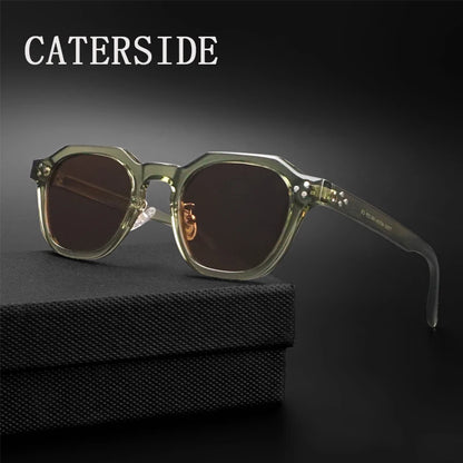 New Retro Polarized TR90 Frame Men's Sunglasses Fashion Polygon Women Sunglasses Male Outddor High Quality Travel UV400 Eyewear